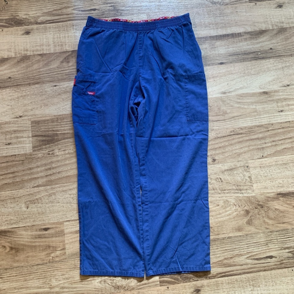 Blue Cargo scrub Pants